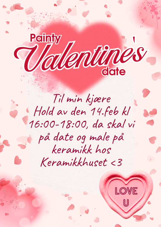 Paint Valentines date