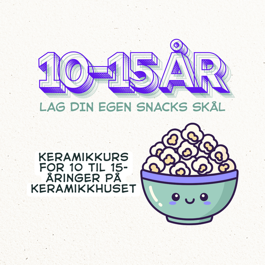 Keramikkurs for 10-15 åringer - Mars