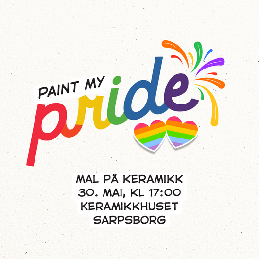 Paint my pride - mal på keramikk